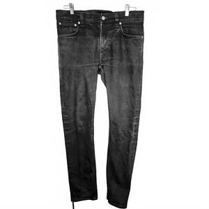 Nudie Jeans Lean Dean Dry Cold Black 31/29 Organic Cotton Made In Italy.